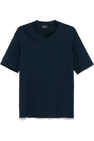 Emporio Armani Logo-jacquard T-shirt
