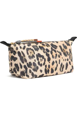 Bimba y Lola Leopard-print cosmetic pouch