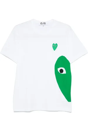 Comme des Garçons Heart-patch T-shirt