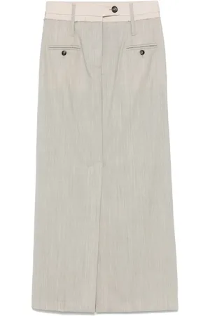 TELA Dana midi skirt