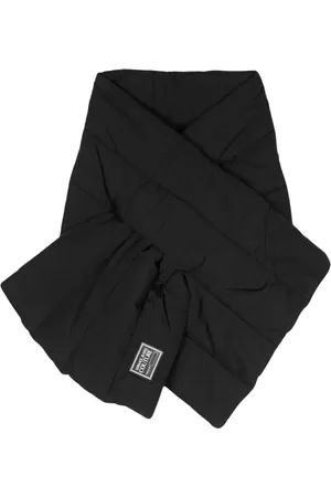 VERSACE Logo-patch padded scarf