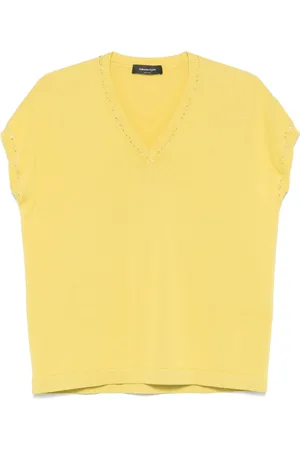 Fabiana Filippi Sequin-embellished knitted top