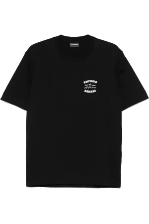 Emporio Armani Embroidered-logo T-shirt