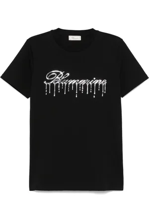 BLUMARINE Raised-logo T-shirt
