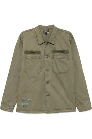 Izzue Logo-embroidered shirt