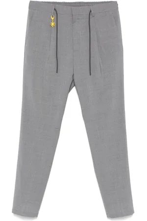 Manuel Ritz Pleat-detailed trousers