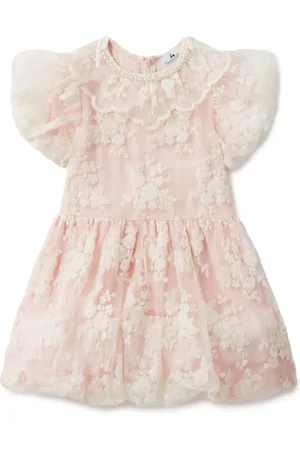 RASPBERRY PLUM Lace-embellished dress