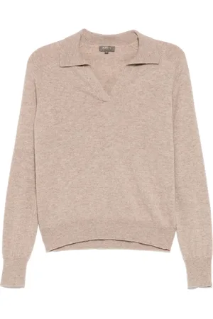 N.PEAL Long sleeves polo shirt
