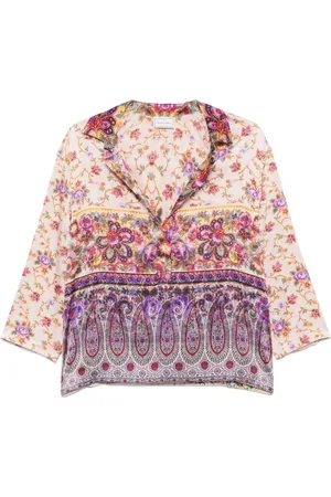 PIERRE-LOUIS MASCIA Floral-print blouse
