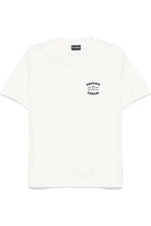 Emporio Armani Logo-embroidered T-shirt