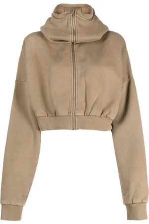 Entire Studios Stand-up collar zip-up hoodie