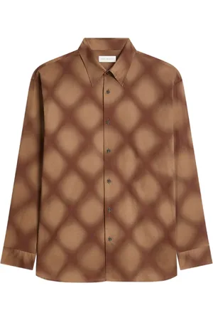DRIES VAN NOTEN Printed cotton shirt