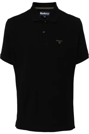 Barbour Logo-embroidered cotton polo shirt
