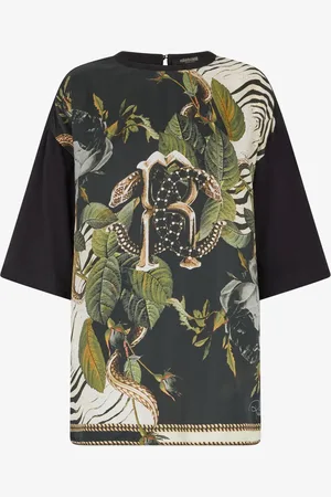 Roberto Cavalli Floral-print t-shirt