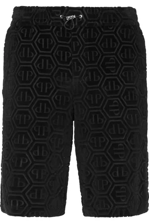 Philipp Plein Hexagonal-logo shorts