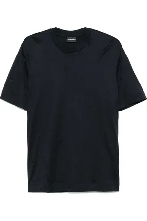 Emporio Armani Logo-embroidered T-shirt