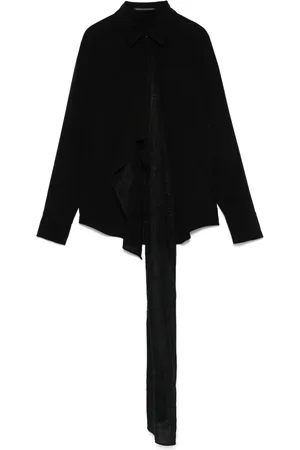 YOHJI YAMAMOTO Drape-panel shirt