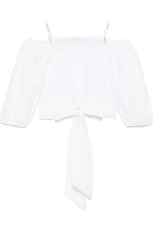 Patrizia Pepe Knot-detail shirt