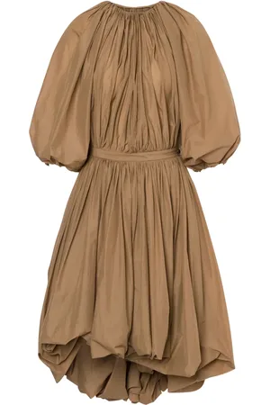 Serafini Gathered midi dress