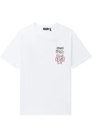 FIVE CM Illustration-print cotton T-shirt
