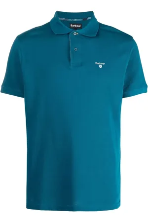 Barbour Tartan Piqué embroidered polo shirt