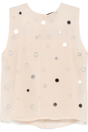 SEVENTY BY SERGIO TEGON Appliqué-detailing tank top