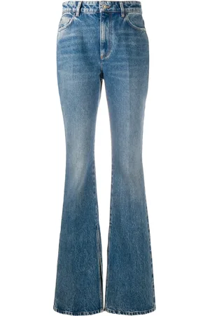 The Attico High-waisted bootcut jeans
