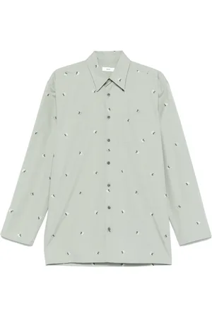 RIER Argile flowers poplin shirt