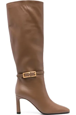 Sergio Rossi Nora 105mm leather boots