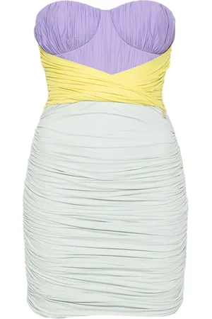 Elisabetta Franchi Draped jersey mini dress