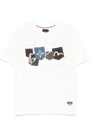 Evisu Multi-Pocket Multi-Print T-shirt