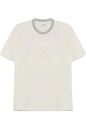 Lacoste Embroidered cotton T-shirt