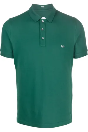 FAY Embroidered-logo polo shirt