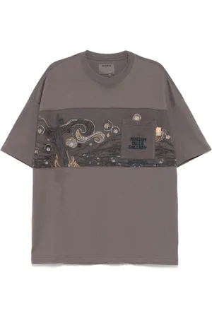 Musium Div. Logo-embroidered T-shirt