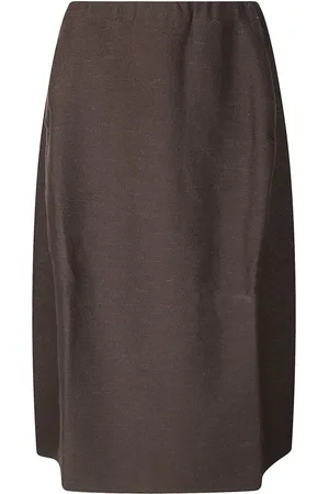 BOBOUTIC Textured midi skirt