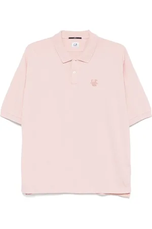 C.P. Company Logo-embroidered polo shirt