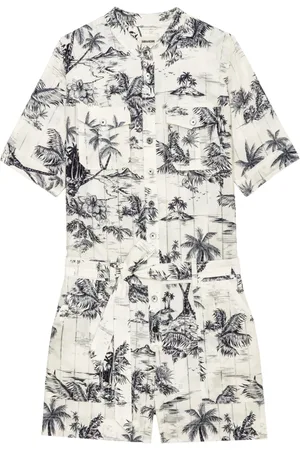 Zadig & Voltaire Tropical Island-print playsuit