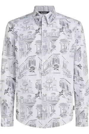 Karl Lagerfeld X Jorge Parra all-over print shirt