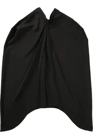 YANGKEHAN Silk draped maxi skirt