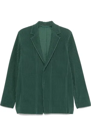 Issey Miyake Plissé-effect blazer