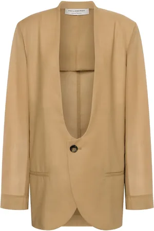 Serafini No-lapels blazer
