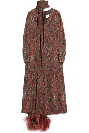 VALENTINO GARAVANI Voyage Imaginaire-print midi dress