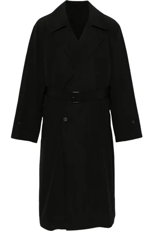 stein Windproof double-breasted trench coat