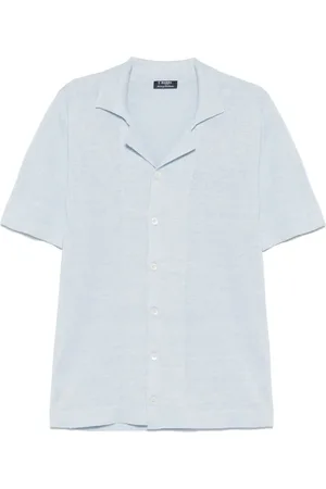 BARBA Fine-knit shirt