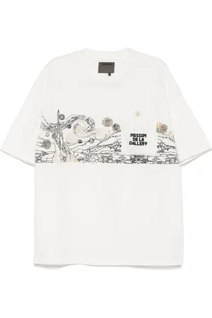 Musium Div. Logo-embroidered T-shirt