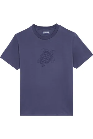 Vilebrequin Turtle-embroidered cotton T-shirt