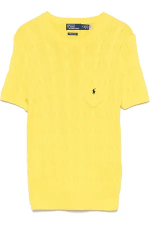 Ralph Lauren Cable-knit short-sleeve top