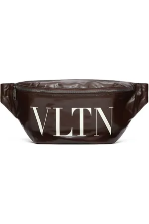 VALENTINO GARAVANI Logo-print leather belt bag