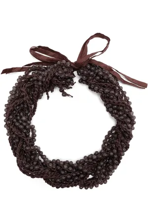 ALYSI Crochet-detail necklace
