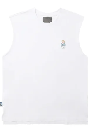 Musium Div. Van Gogh embroidered-motif cotton vest